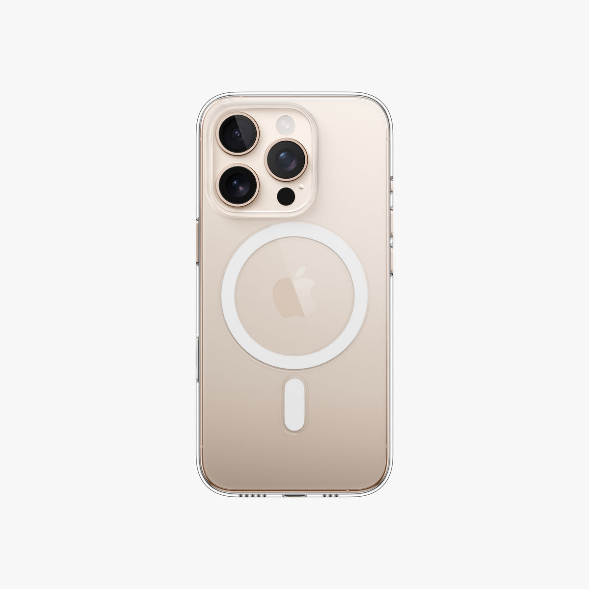 BuyATAC Premium Case iPhone 16 Pro — Diamond Clear back view