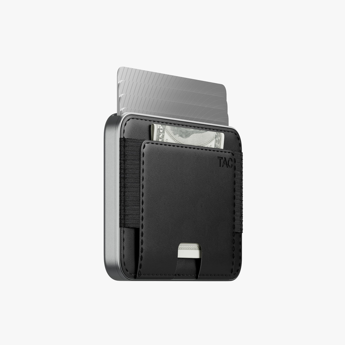 BuyATAC Mini Wallet Ultra — Natural Silver slim aluminum wallet